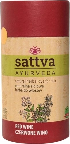 Ngjyrë për flokë për femra Sattva Herbal Red Wine, 150g