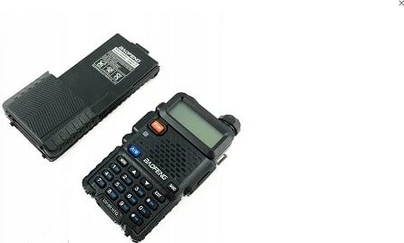 Radio portative BAOFENG UV-5R HTQ, 3800mAh, FM radio, e zezë