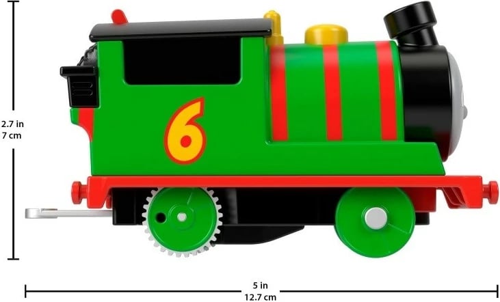 Set hekurudhor lodër Fisher Price Thomas & Friends Percy 6-in-1, shumëngjyrësh Set hekurudhor lodër Fisher Price Thomas & Friends Percy 6-in-1, shumëngjyrësh