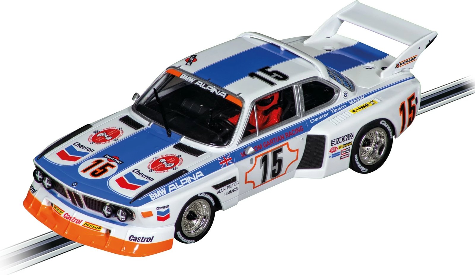 Makine lodër Carrera BMW 3.5 CSL No.15 Digital 132, multikolor