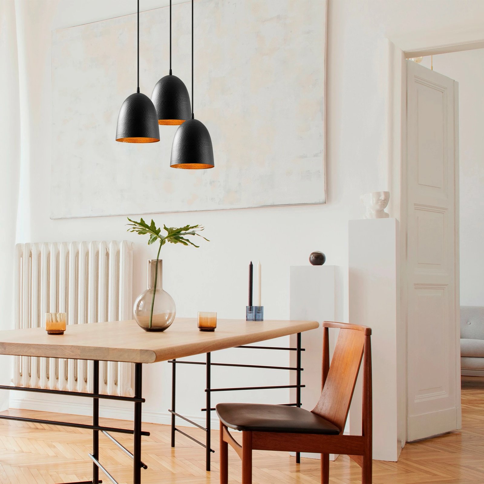 Llambë tavani moderne Opviq, Tattoo - 6168, ngjyrë e zezë