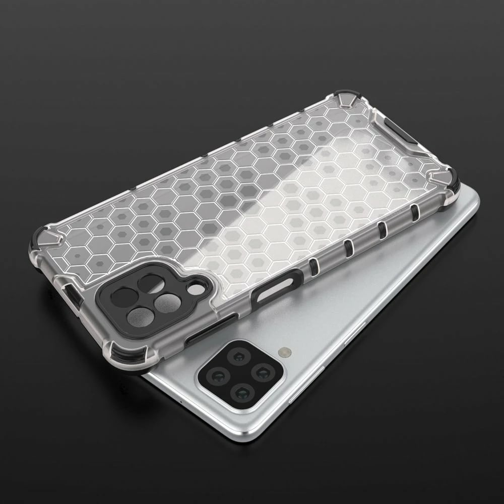 Mbështjellës Hurtel Honeycomb Case për Samsung Galaxy A22 4G, Kuq