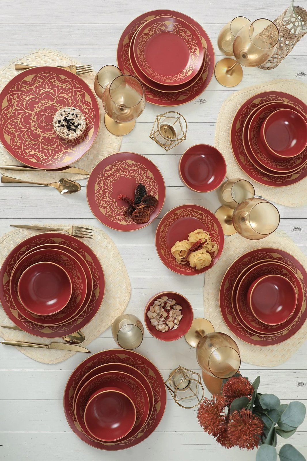 Set enësh për drekë, qeramikë, 24 copë, Hermia Concept, X0001415400000000000000000