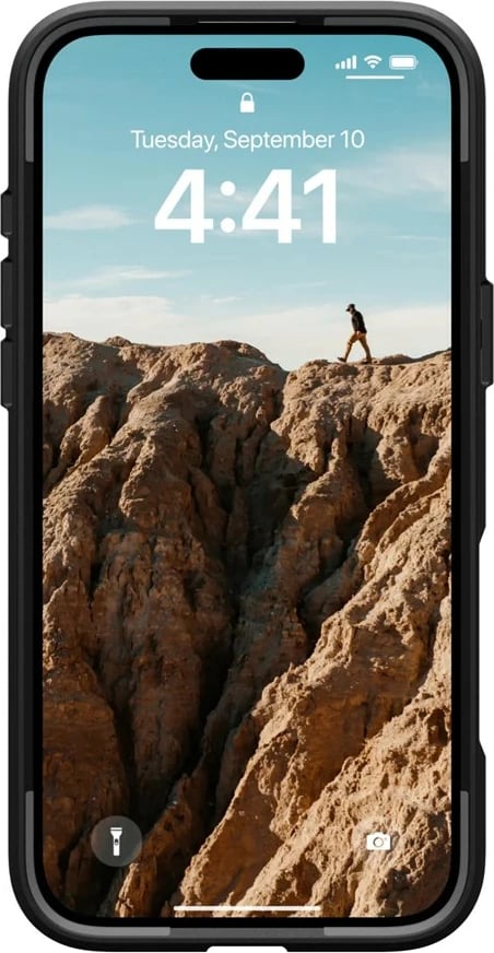 Mbështjellës Urban Armor Gear Civilian për celular Apple, 6.7", i zi