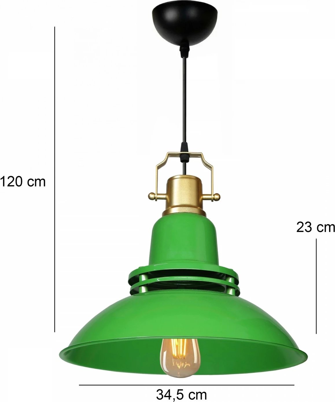 Llambë tavani Opviq, metalike, ngjyrë e gjelbër, AYD-3655 Llambë tavani Opviq, metalike, ngjyrë e gjelbër, AYD-3655