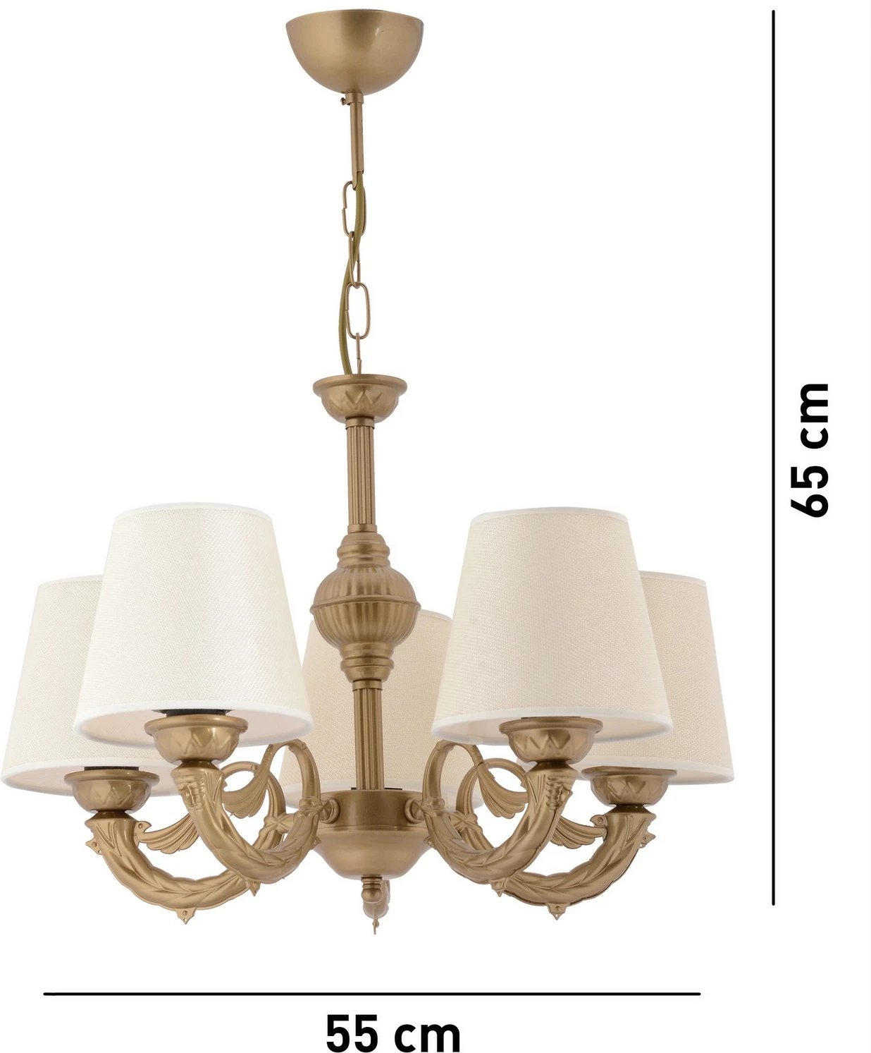 Llambadar Opviq, krem dhe ari, Fiona