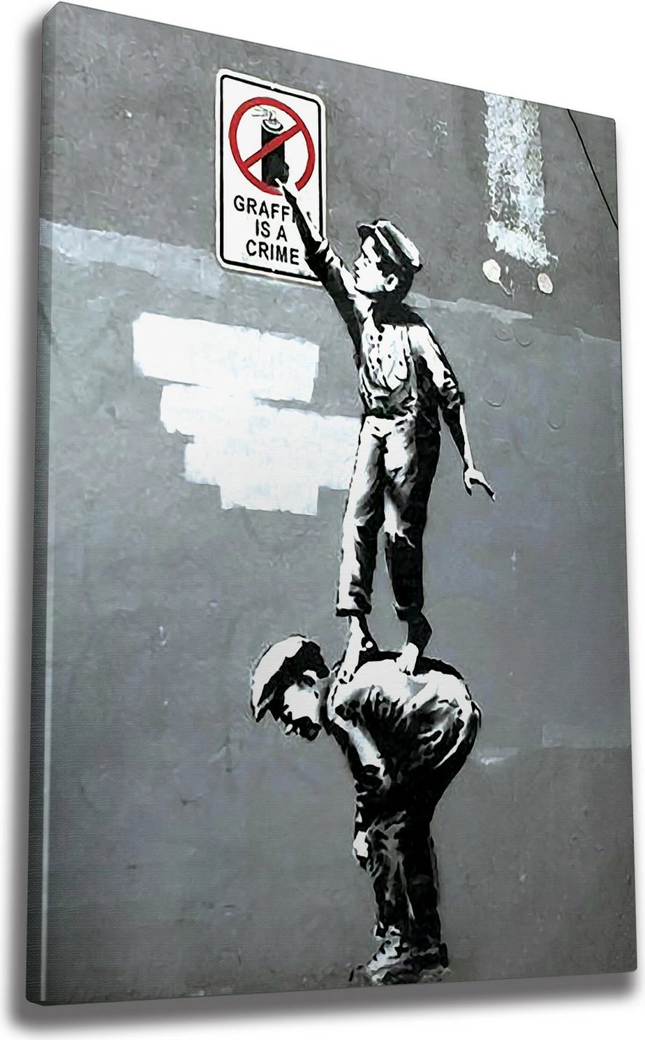 Pikturë dekorative në kanavacë, Banksy, shumëngjyrëshe, WY31, 50x70cm