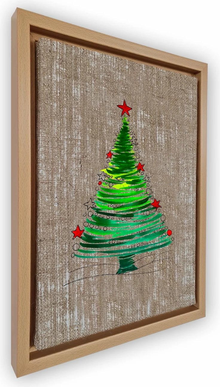 Pikturë dekorative në kanavacë me kornizë, shumëngjyrëshe, NLJ800709_3646