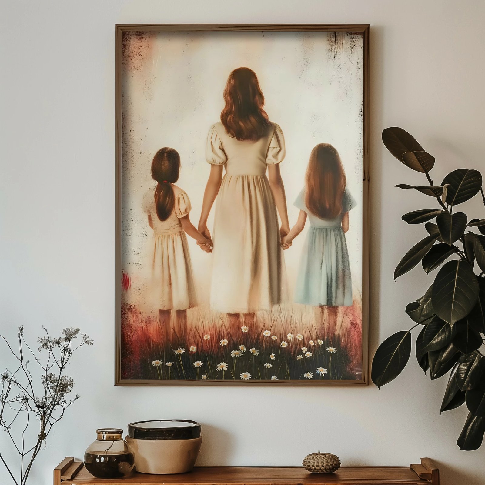 Pikturë dekorative me kornizë, MDF, shumëngjyrëshe, GE221-L