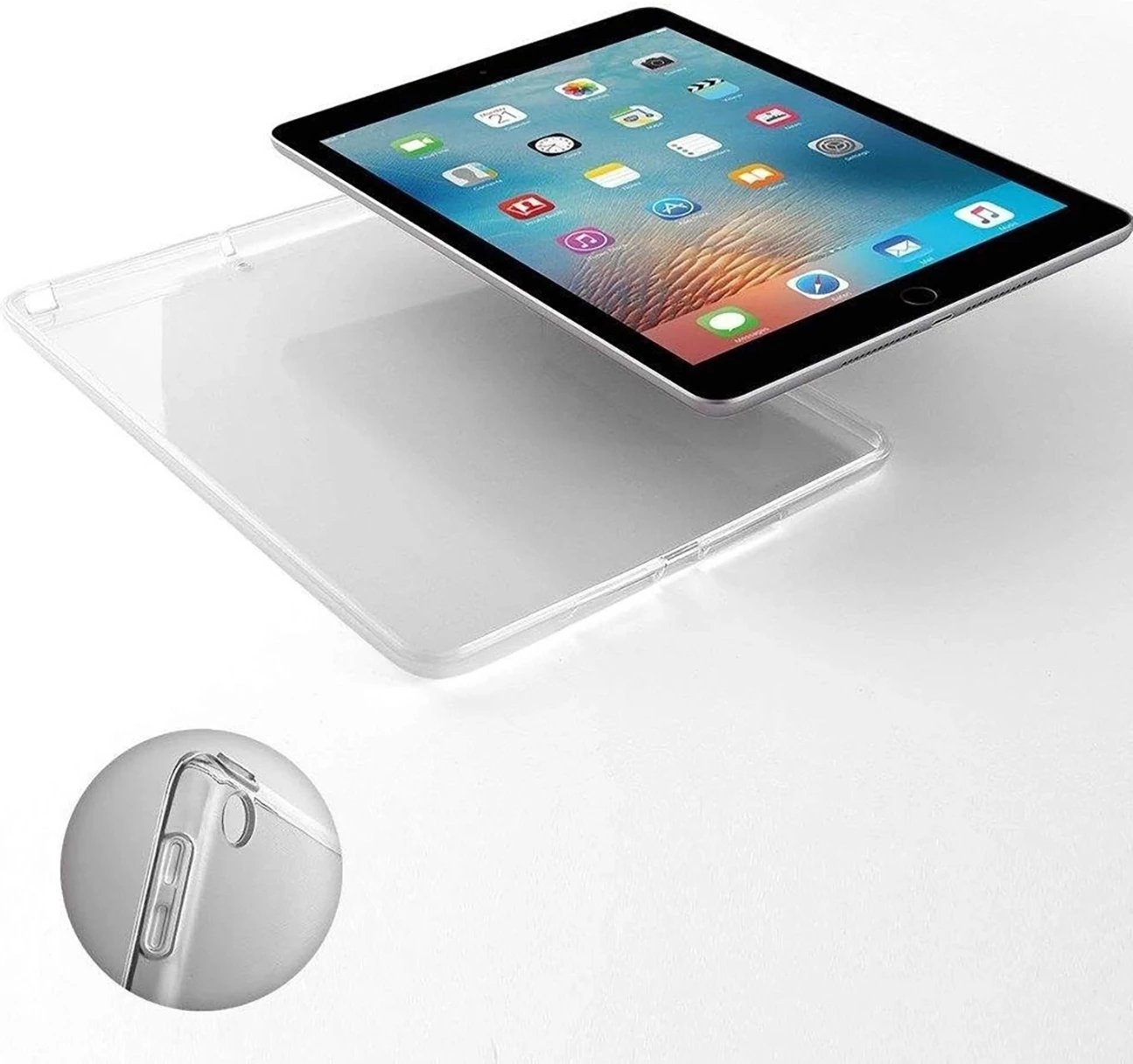 Mbështjellës tablet Hurtel Slim Case për iPad Pro 13'' 2024, transparent