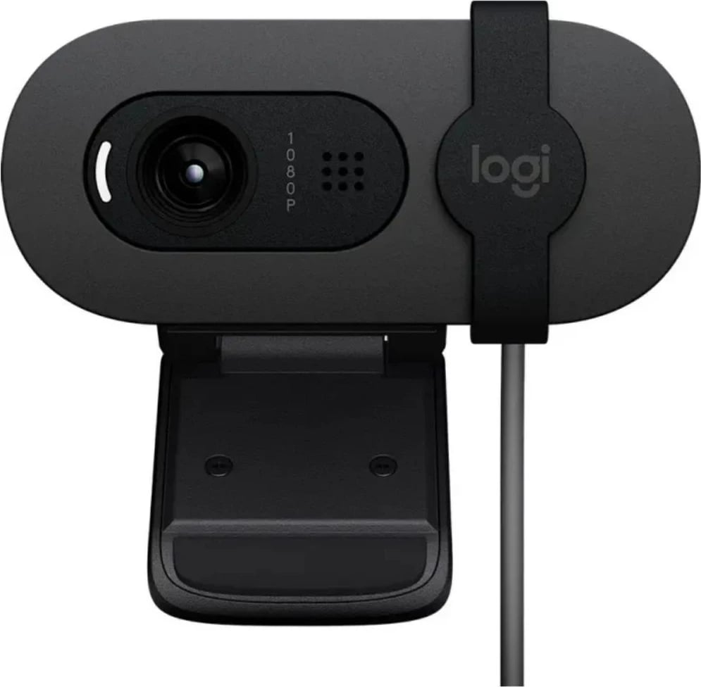 Webcam Logitech Brio 100 / 960-001585 1080p Full HD, e zezë