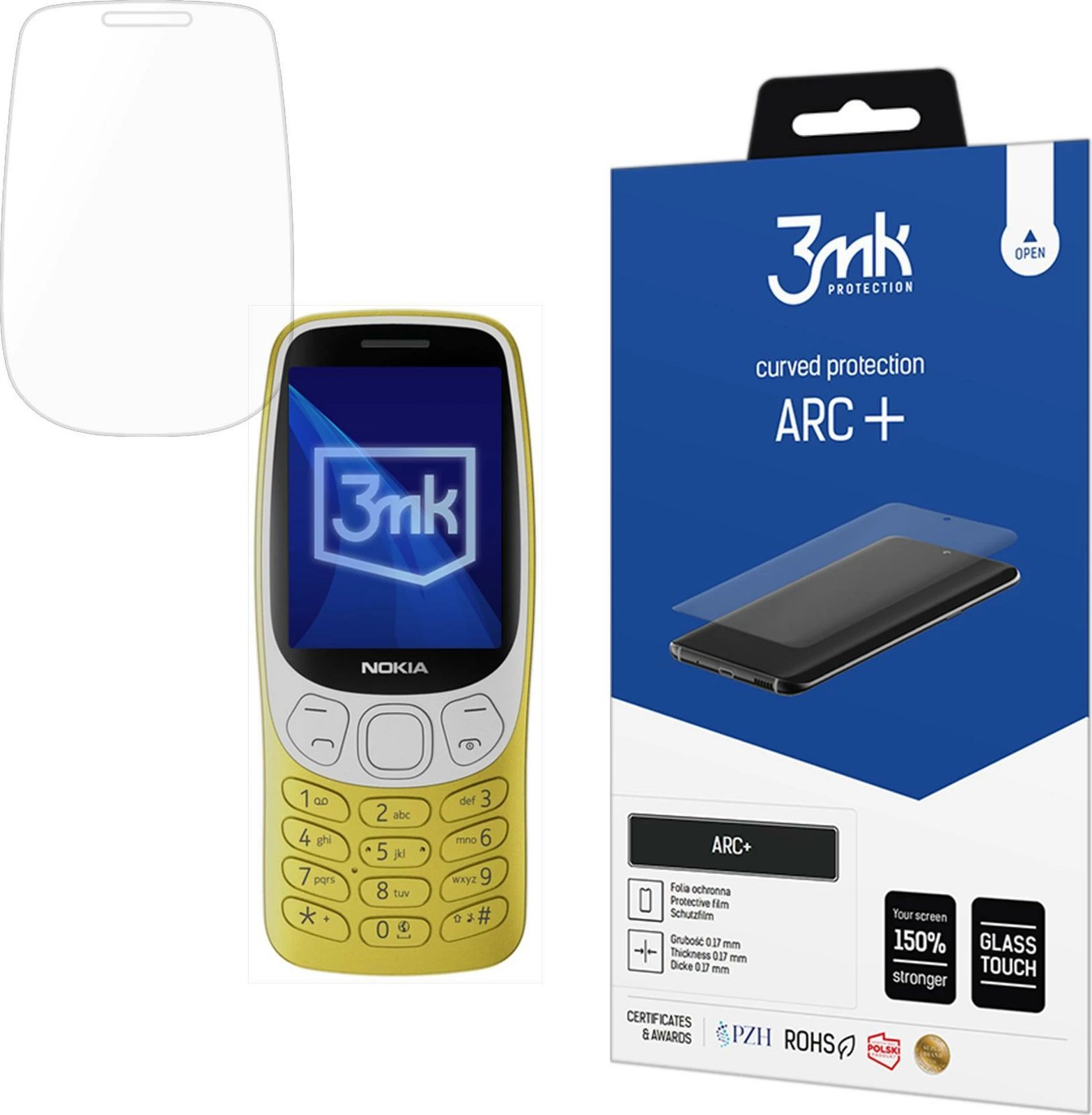 Film mbrojtës 3mk ARC+ për Nokia 3210 4G