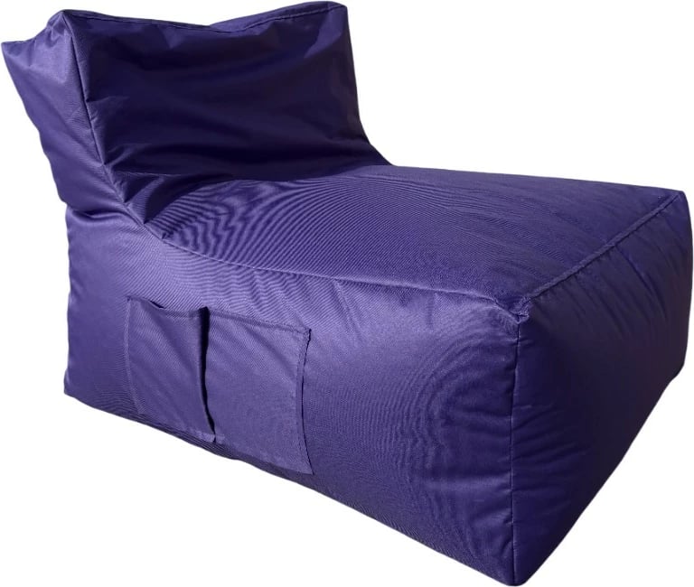 Sedilje bean bag XXL, ngjyrë e purpurt