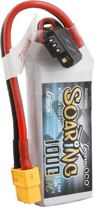 Bateri Gens Ace Soaring G-Tech 1000mAh 7.4V 30C XT60