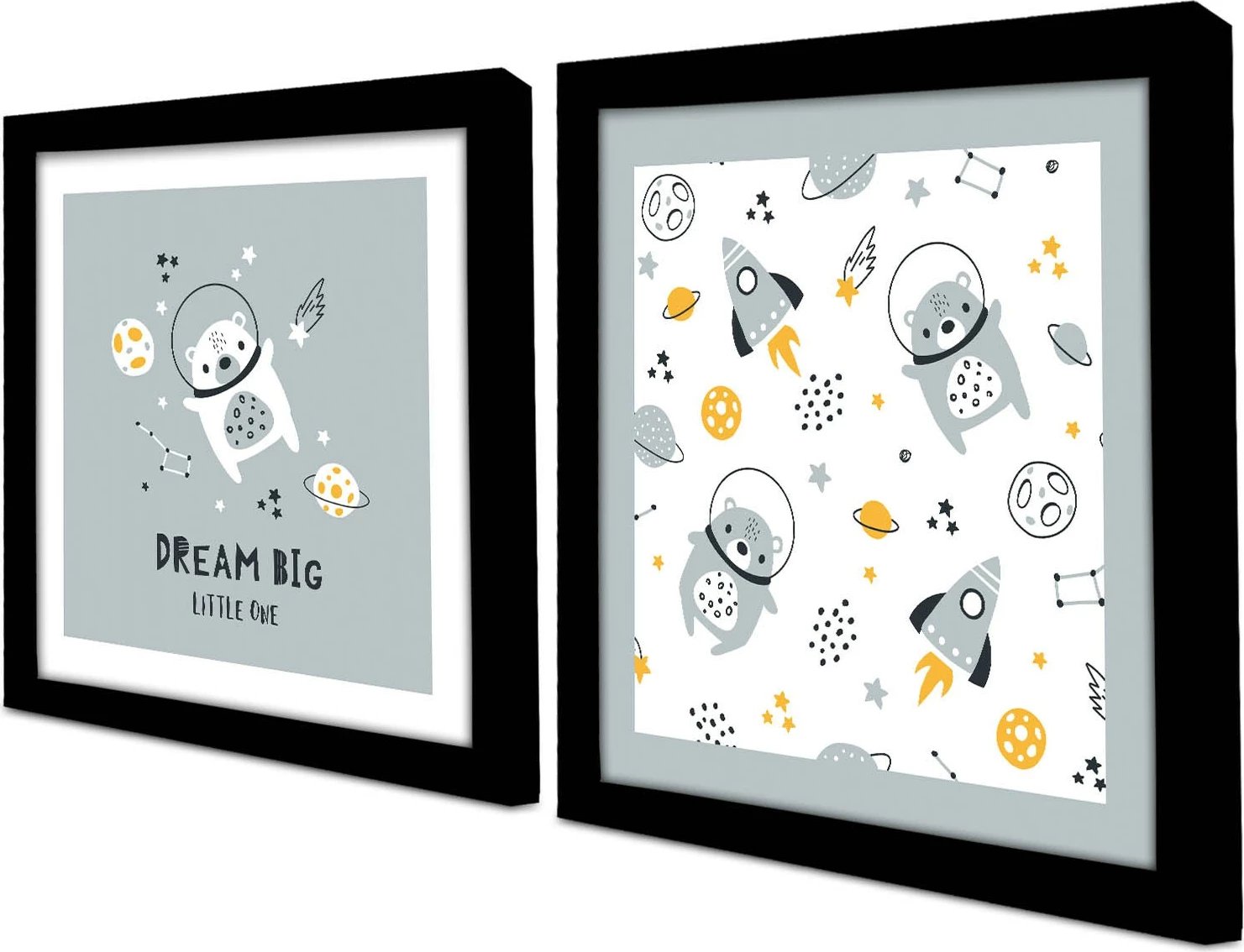 Pikturë dekorative me kornizë MDF (2 copë), Wallity, 2P3333SCT-016