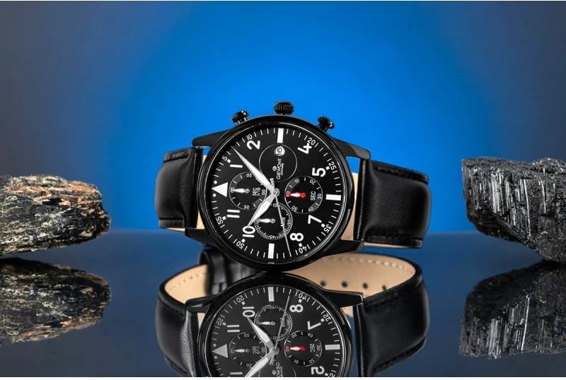 Orë dore për meshkuj Giewont, e zezë