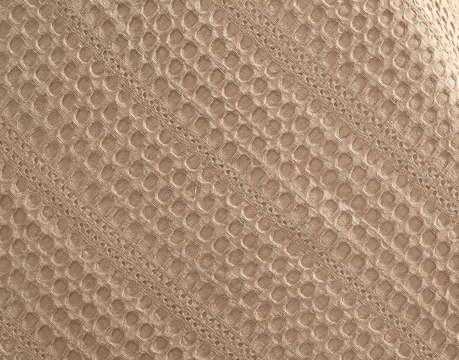 Pled Double Pique, ngjyrë kapuçino, L'Essentiel Linge de Maison, 220x240cm