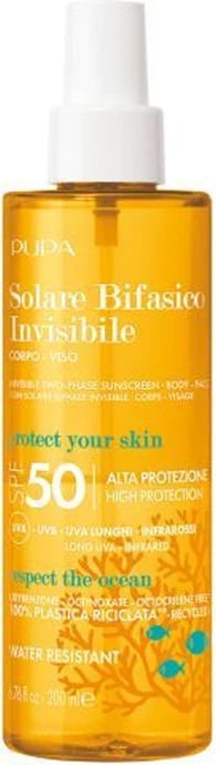 Pupa Multifunction Invisible Two-Phase Sunscreen SPF 50