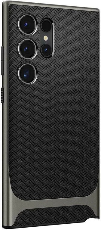 Mbështjellës Spigen Neo Hybrid për Samsung Galaxy S24 Ultra, Gri metalik