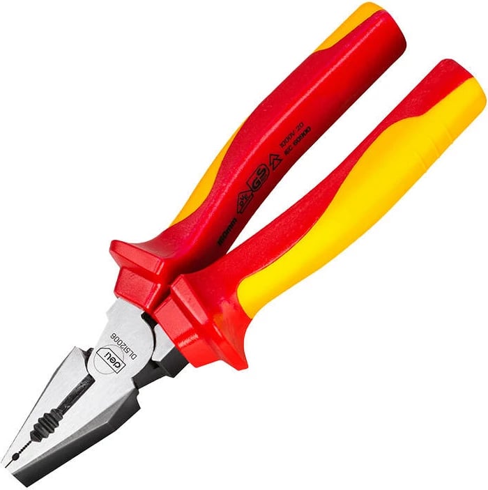 Kombinues izolues Deli Tools EDL512006, 6", kuq/verdhe