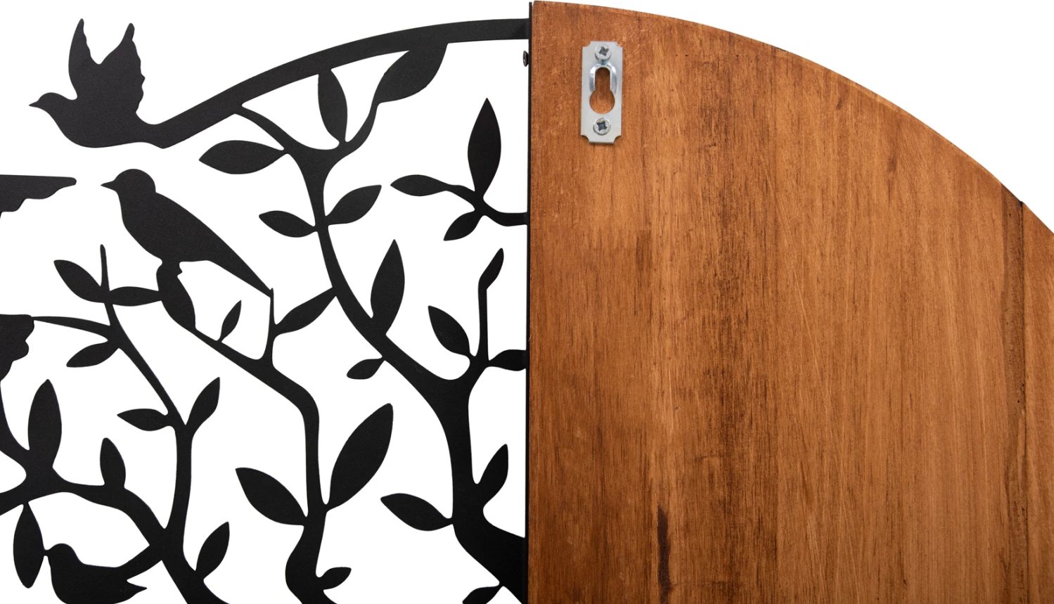 Dekor muri iluzion FH4647 metal-dru 56.5x3(trashësi)x56.5Hcm