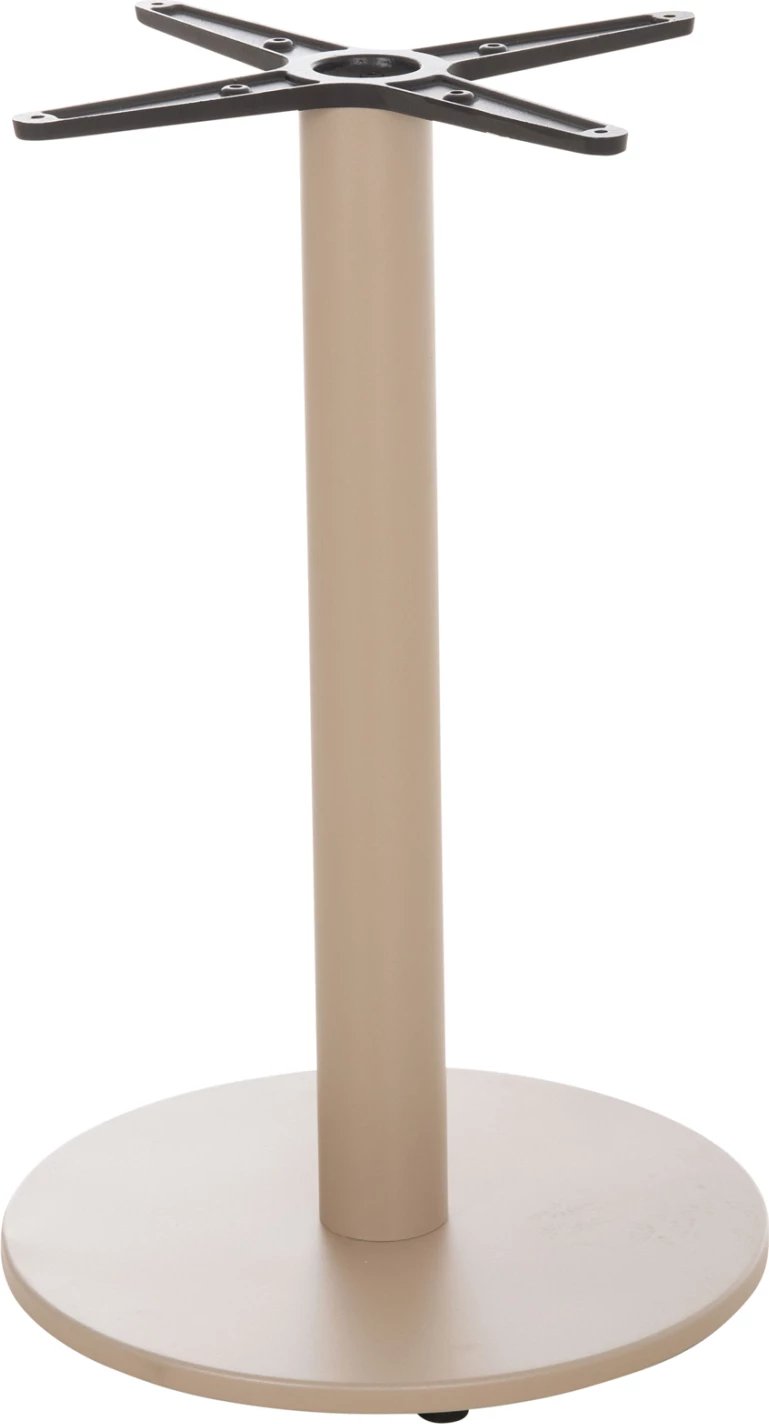 Baza e rrumbullakët për tavolinë, alumin, ngjyrë kapuçino, FH476.25, 45x72cm