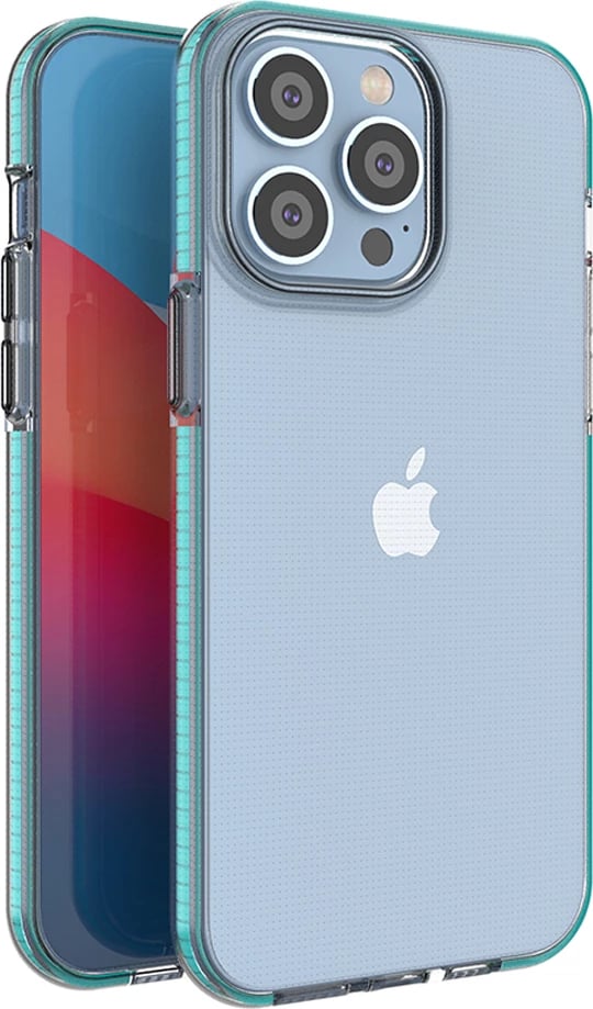 Mbështjellës Hurtel Spring Case për iPhone 14 Pro Max, TPU, kaltër e lehtë