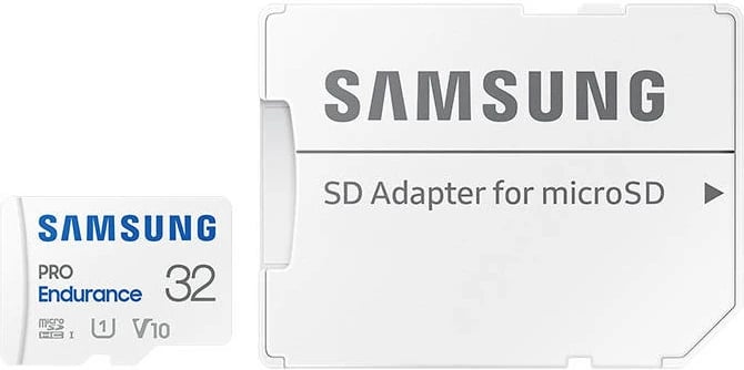 Kartelë memorie Samsung Pro Endurance 32GB, microSD, me adapter