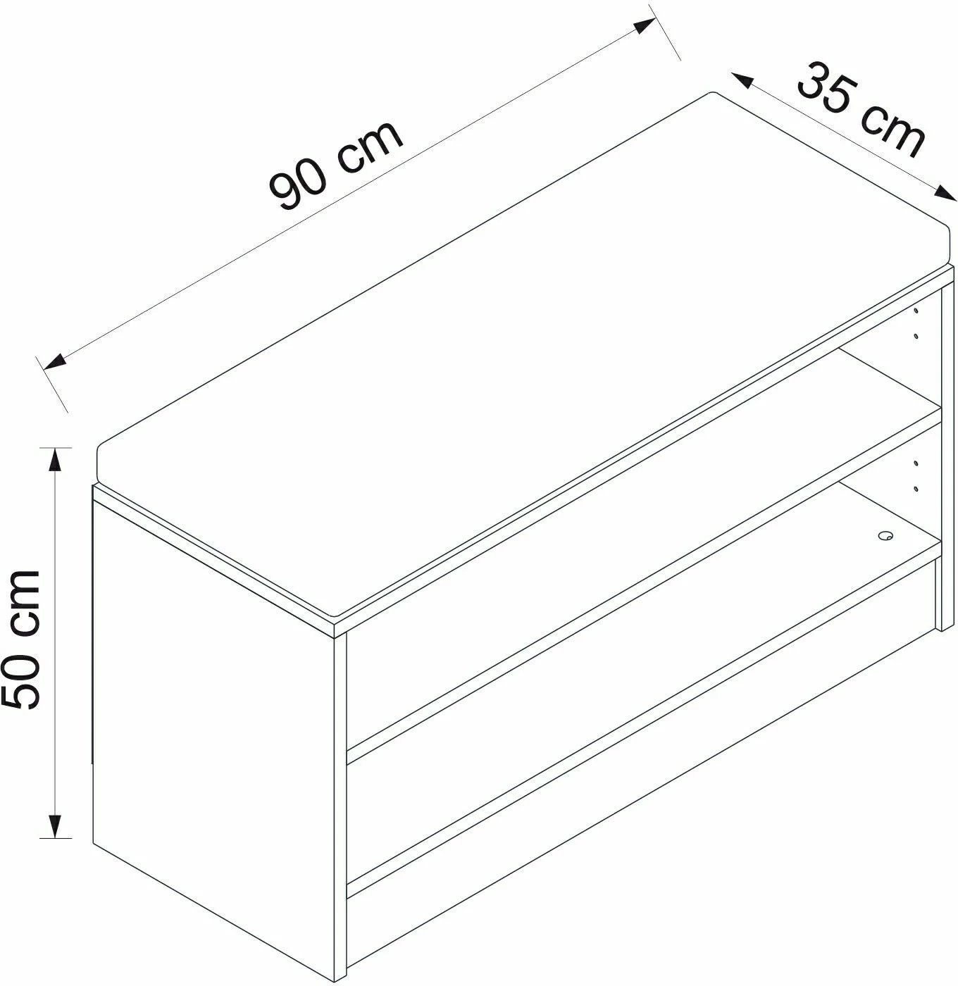 Stendë korridori, ngjyrë e bardhë, Skye Decor Noah - 8304