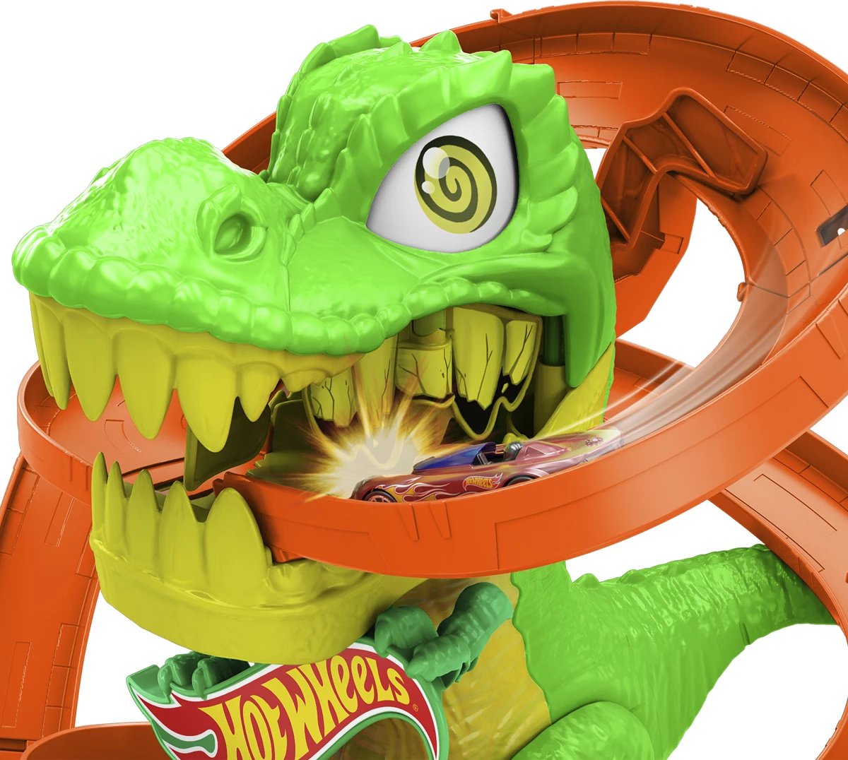 Hot Wheels City T-Rex Blaze Battle Playset