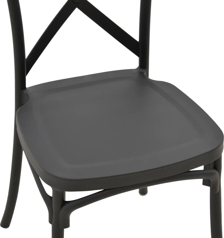 Karrige Crossie pp, ngjyrë gri e errët, 38x46.5x82cm