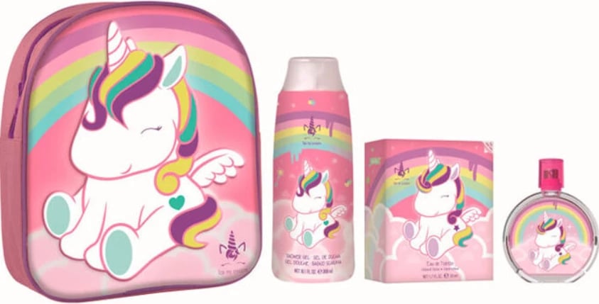 Set Eau de Toilette Kids World Unicorn, 50 ml + 300 ml