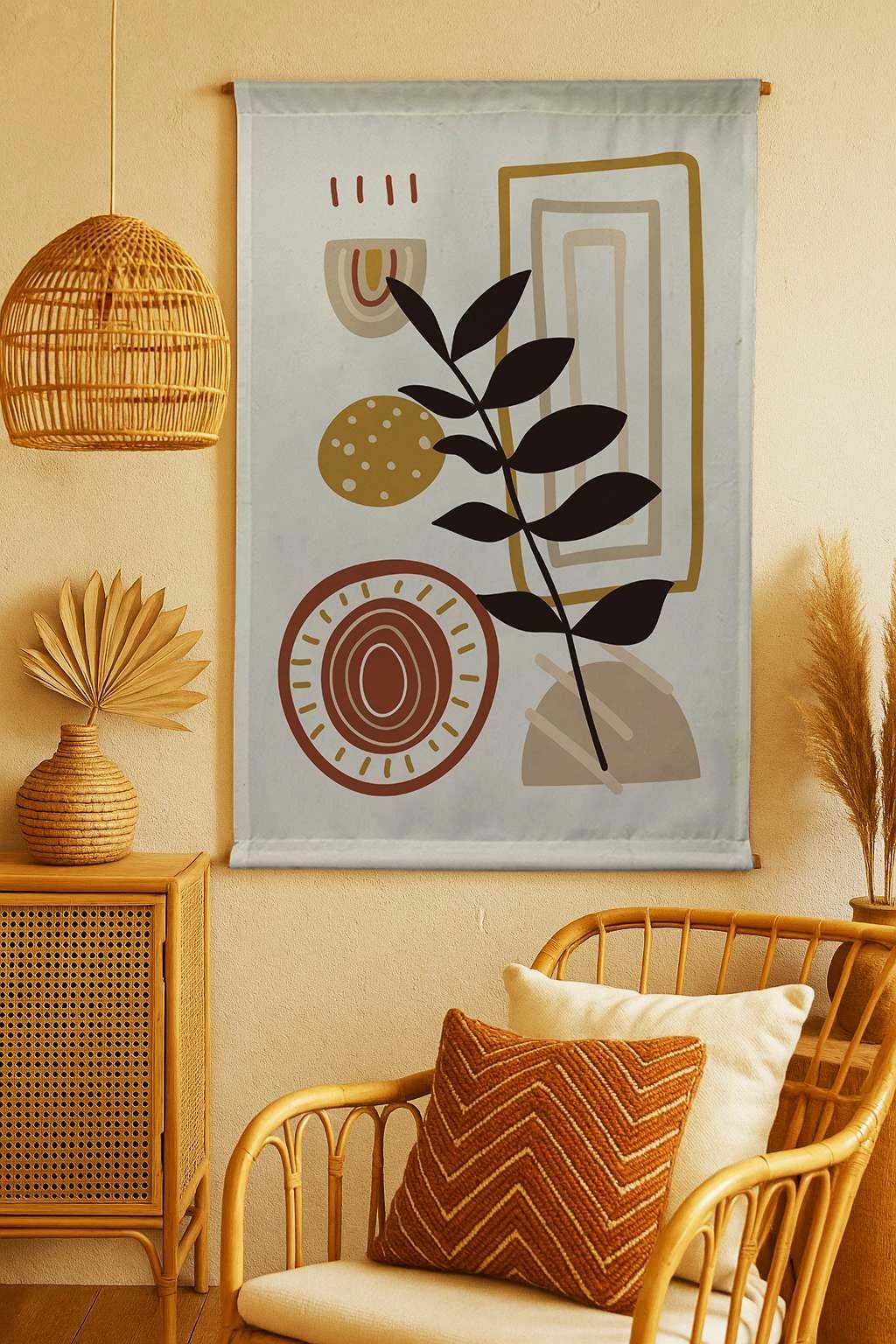 Pikturë dekorative poliestër, Wallity Polybaby, shumëngjyrëshe, 70x120cm