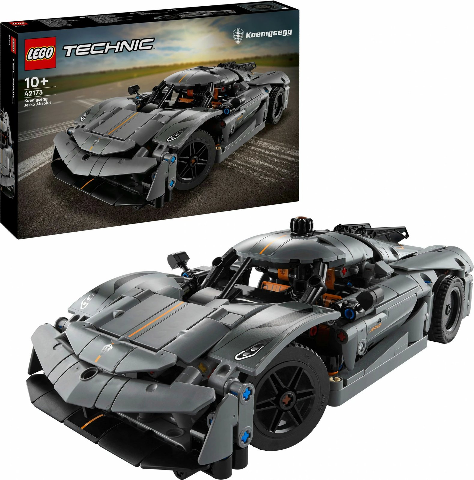 Set ndërtimi LEGO Koenigsegg Jesko Absolut, 801 copë, Gri Set ndërtimi LEGO Koenigsegg Jesko Absolut, 801 copë, Gri