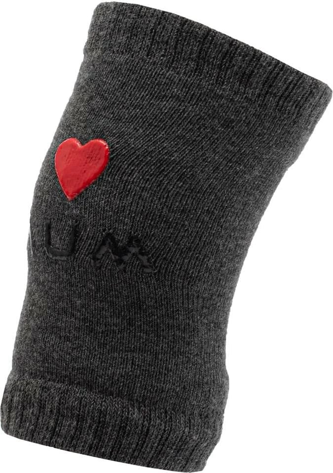 Mbrojtëse gjunjësh për bebe, New Baby, I Love Mum and Dad me ABS, përmasë universale, 1 palë, gri