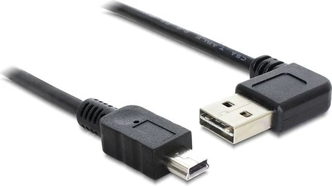 Kabllo USB 2.0 DeLOCK 85175, 0.5m, USB A në Mini-USB B, i zi