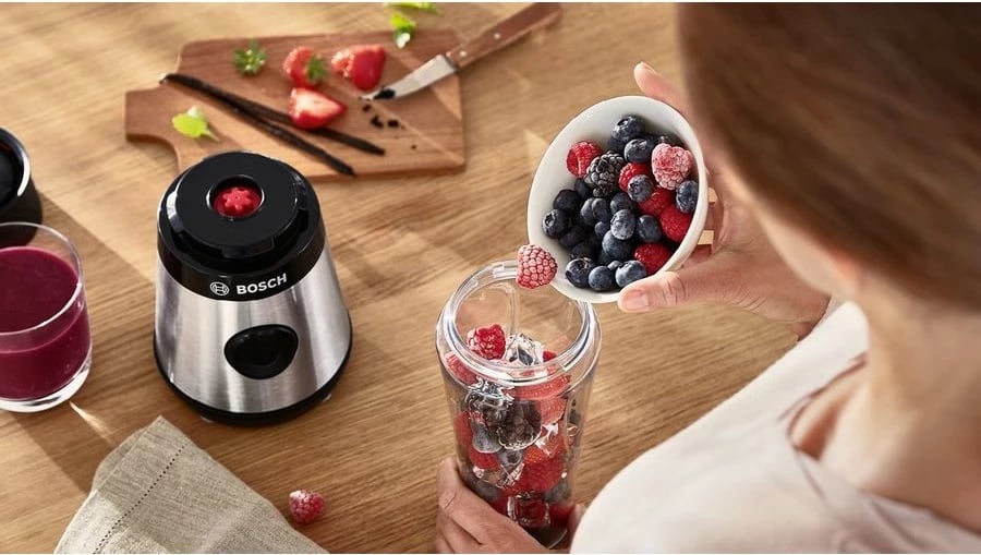 Blender tavoline Bosch VitaPower MMB2111M, 0.6 L, 450 W, Inox Blender tavoline Bosch VitaPower MMB2111M, 0.6 L, 450 W, Inox
