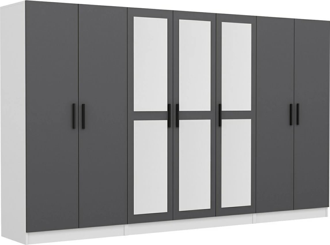 Dollap i madh, ngjyrë antracit, Skye Decor, 5068