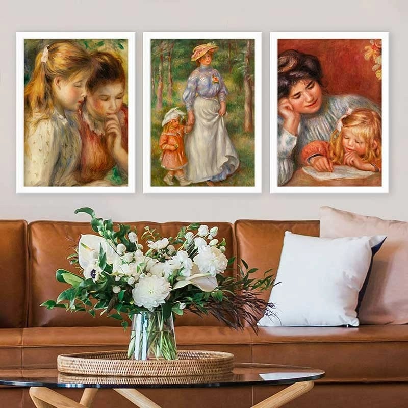 Pikturë dekorative me kornizë (3 copë), Wallity, 3BC_UN3887600_3545