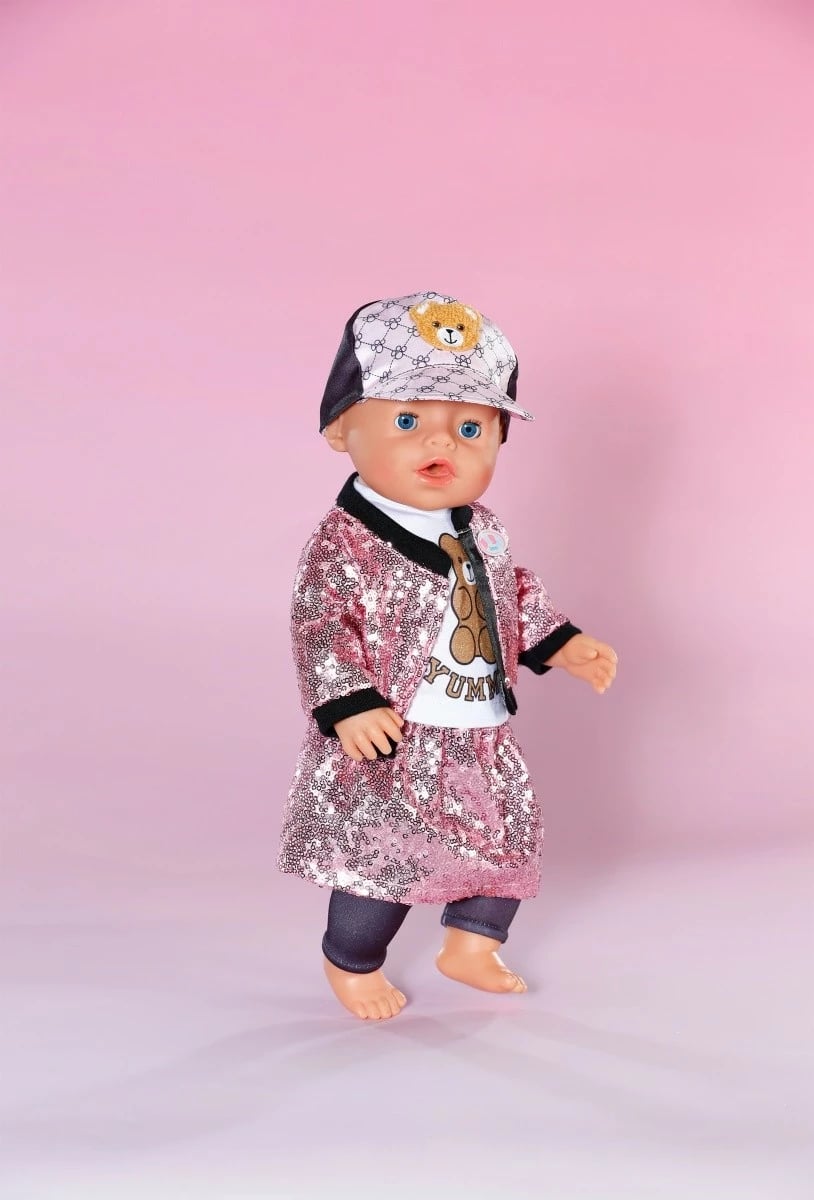 Veshje kukulle, Baby Born 837320-116725, set 5 copë për kukulla 43 cm, shumëngjyrësh