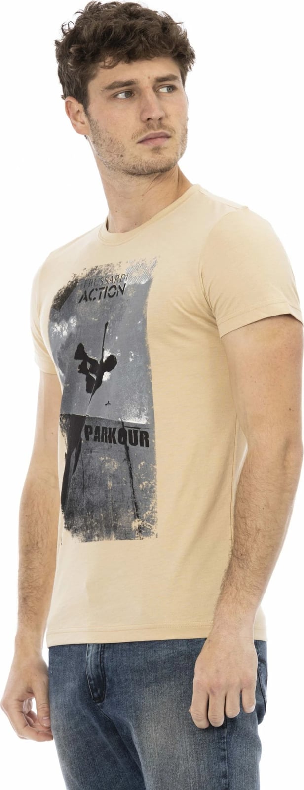 Maicë për meshkuj Trussardi Action, bezhë