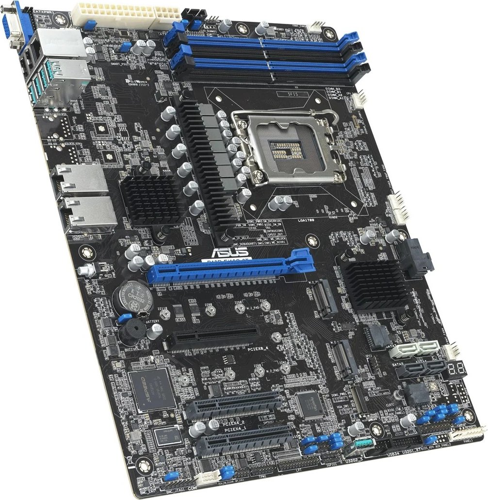 Pllakë amë ASUS P13R-E/10G-2T, LGA1700, Intel Xeon E-24XX, ATX, 128GB, 2x10GbE