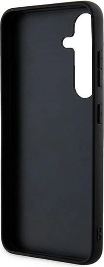Mbështjellës Guess 4G Metal Gold Logo për Samsung Galaxy A55, i zi