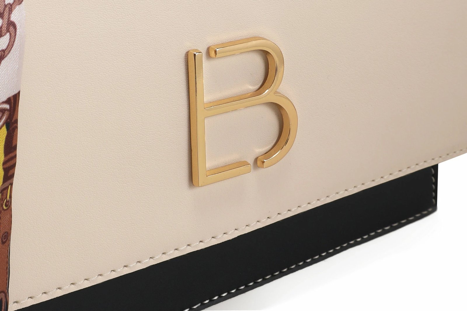 Çantë crossbody Lucky Bees, krem dhe blu e errët, 918