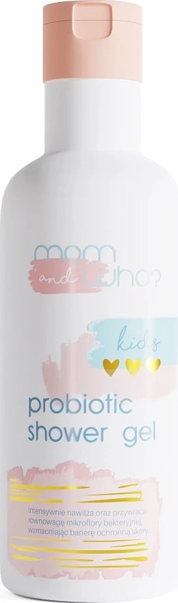 Xhel dushi për fëmijë Mom and Who? Probiotic Moisturizing, 250ml Xhel dushi për fëmijë Mom and Who? Probiotic Moisturizing, 250ml