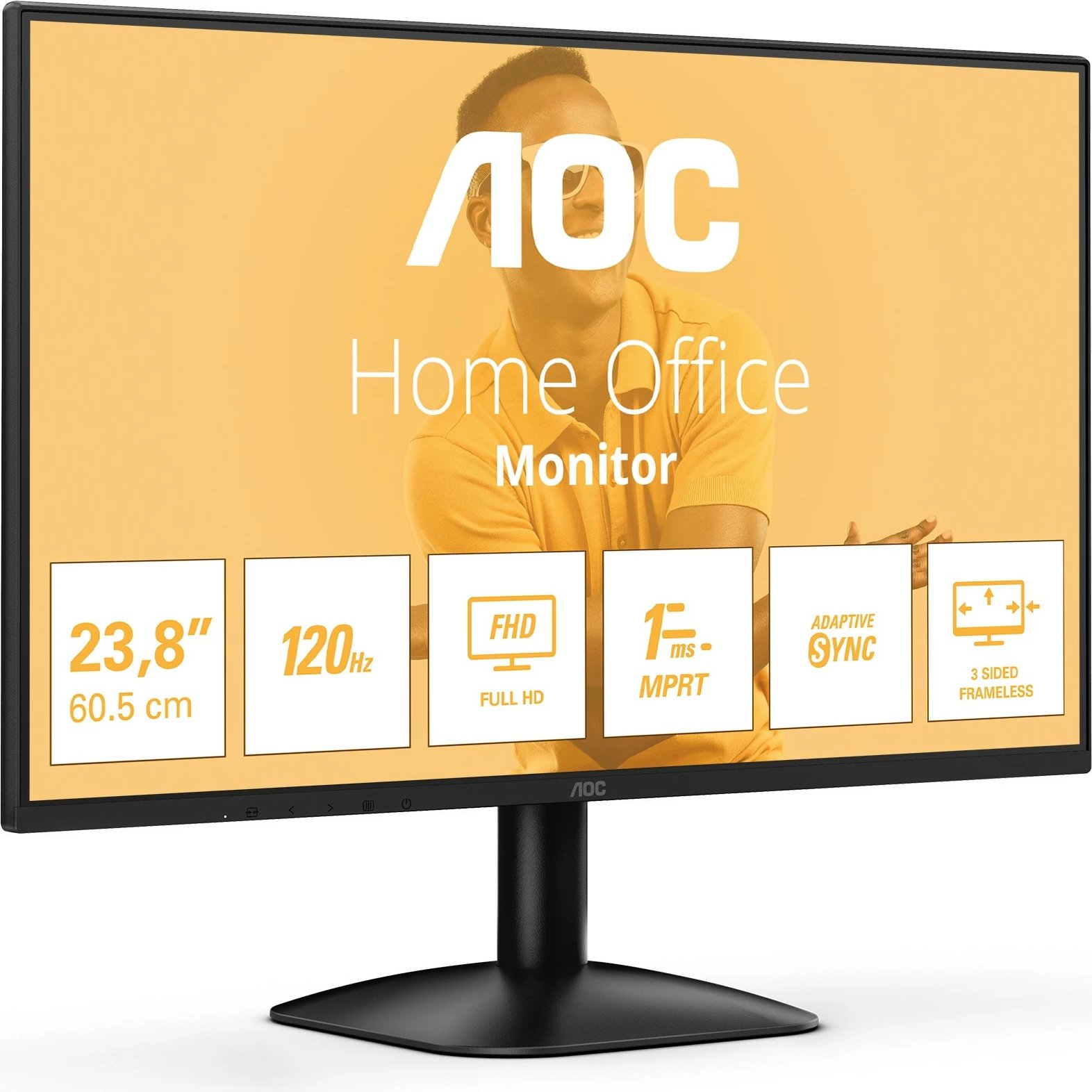 Monitor AOC 24B31H 23.8 inç Full HD IPS, 120Hz, i zi
