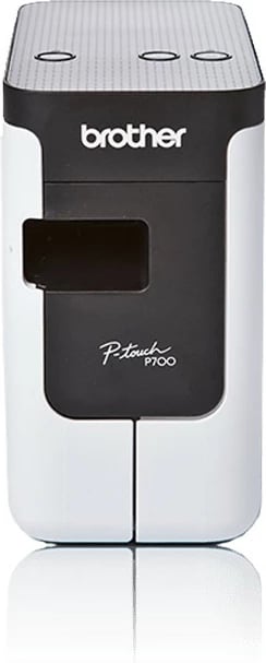 Printer etiketa Brother PT-P700, TZe, 180x180 DPI, 24mm, i zi/bardhë