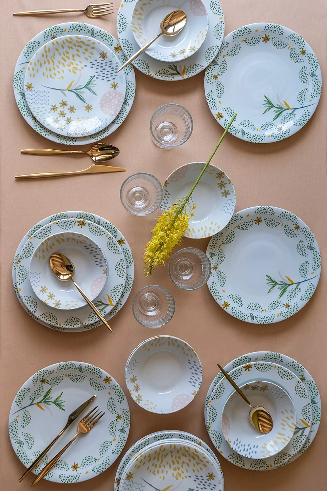 Set enësh për drekë (24 copë), Hermia Concept, NNZG24Y2885700