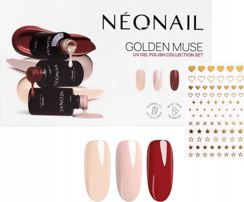Set për manikyr NeoNail Golden Muse për femra, 4 copë