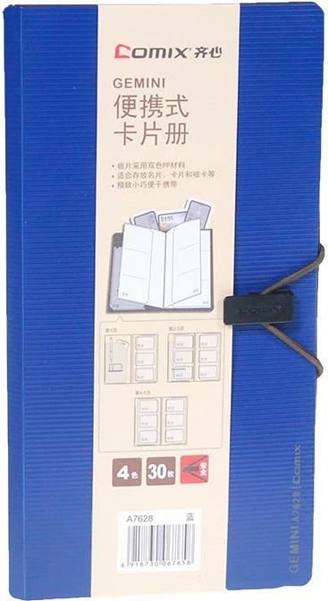 Mbështjellës kartash NEXT Comix për 30 karta, Blu